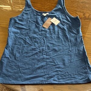 J. Jill marine  Blue Tank Top NWT